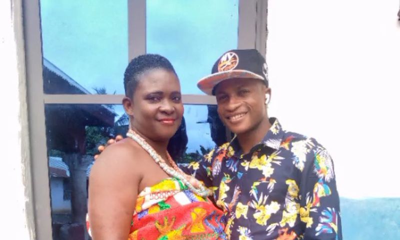 Komfo Ama Ataa and her fiancee, Starboy Junior