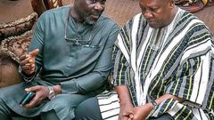President John Mahama and Acting CEO of NLA, Mohammed Abdul-Salam