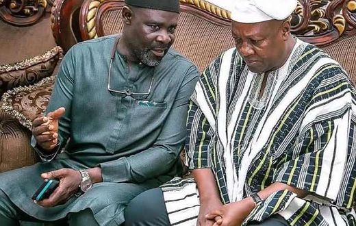 President John Mahama and Acting CEO of NLA, Mohammed Abdul-Salam