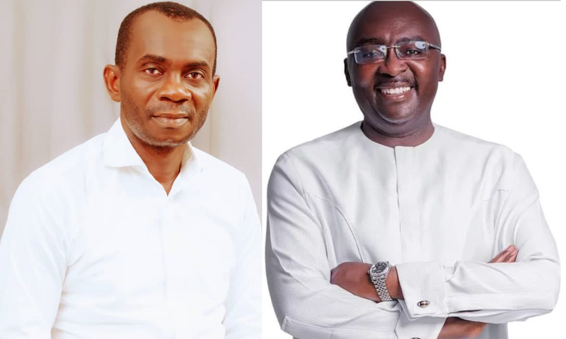Prophet William Gyimah and Dr Mahamudu Bawumia