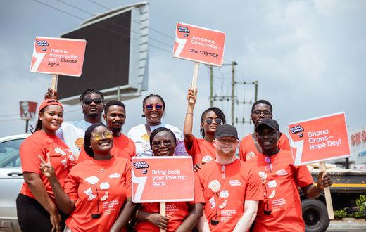 AgriLove activation: Spreading love and agriculture awareness under Ghana Grows