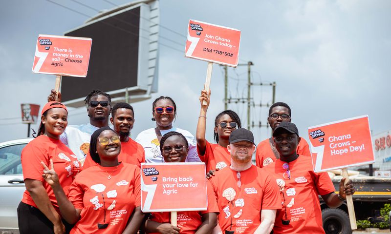 AgriLove activation: Spreading love and agriculture awareness under Ghana Grows