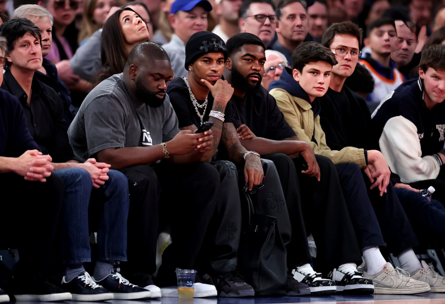 Marcus Rashford at New York Knicks