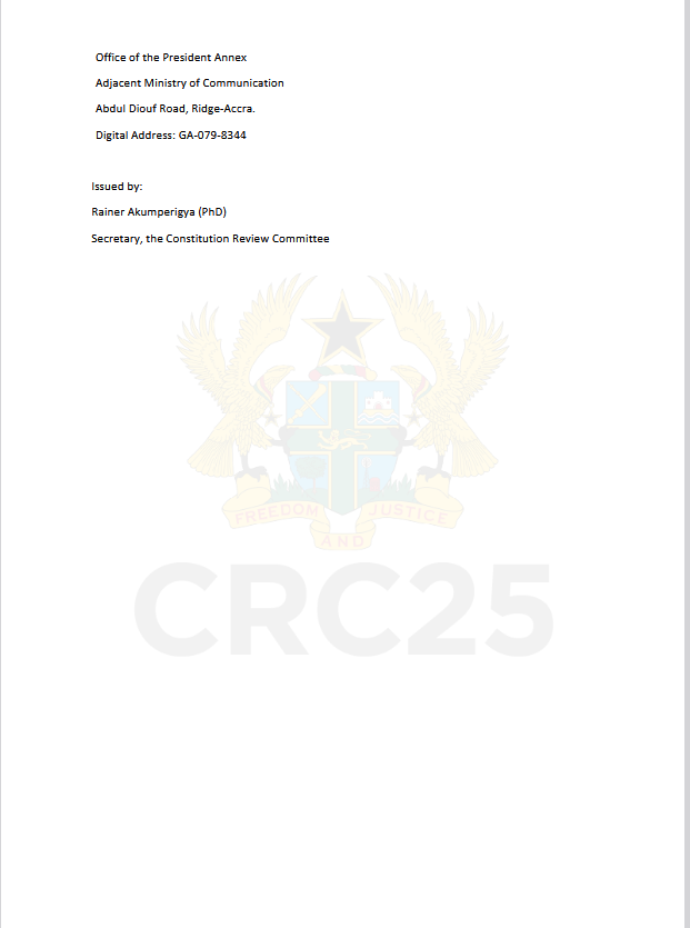 CRC to livestream stakeholders engagements for transparency and participation
