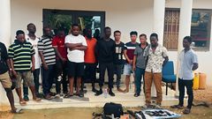 Galamsey: 26 illegal miners arrested, guns, other equipment seized near Samreboi