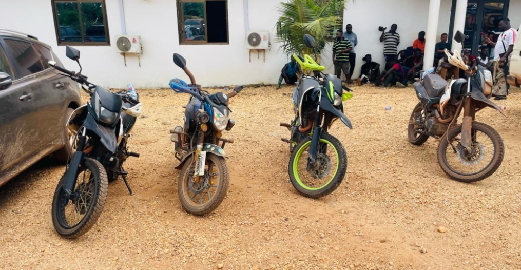 Galamsey: 26 illegal miners arrested, guns, other equipment seized near Samreboi