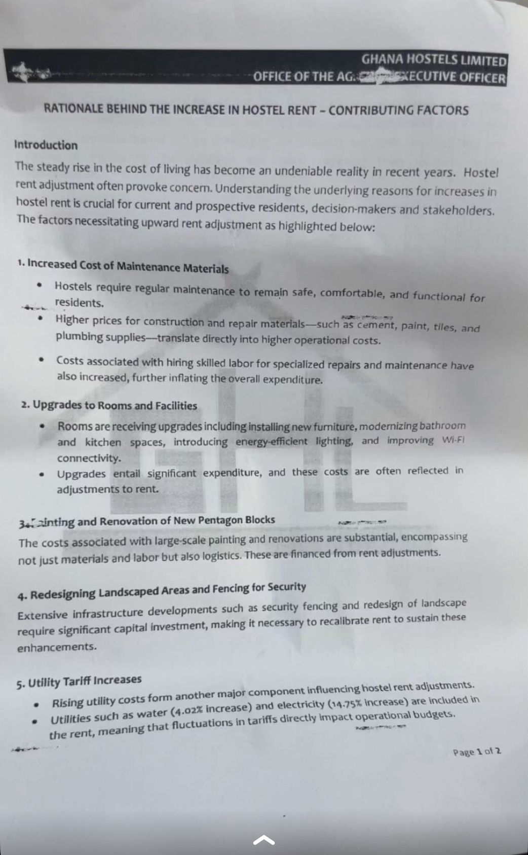 UG’s Pent hostel sparks outrage with astronomical GH₵40k room fee
