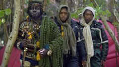 Ghanaian Kofi Offeh and his group establishing an African kingdom in Scotland face eviction