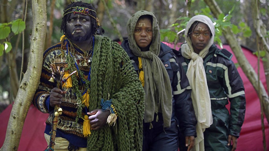 Ghanaian Kofi Offeh and his group establishing an African kingdom in Scotland face eviction