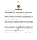 Bank of Ghana lifts suspension of foreign exchange licence of UBA
