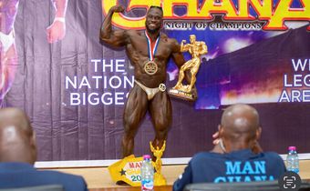 Charles Kumi wins 2024 Man Ghana Bodybuilding contest