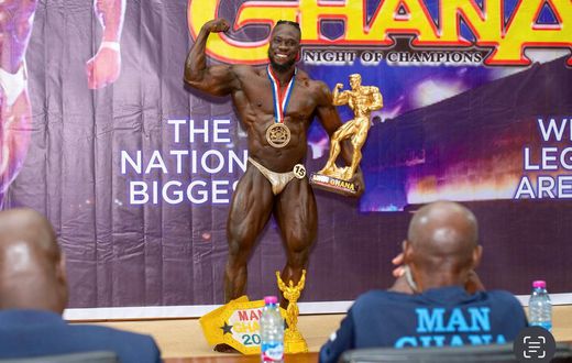 Charles Kumi wins 2024 Man Ghana Bodybuilding contest