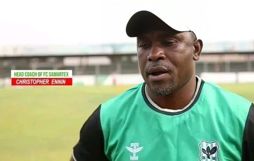 FC Samartex head coach Christopher Ennin