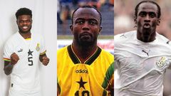10 favourite Ghanaian footballers and where they hail from