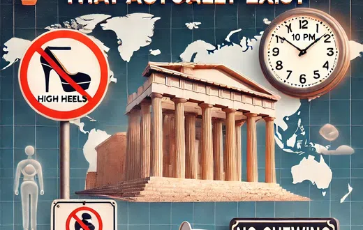 7 strange laws in the world that actually exist