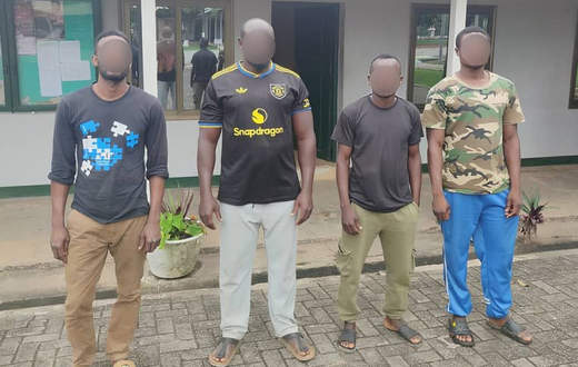 W/R: 4 soldiers arrested over unauthorised anti-galamsey raids in Tarkwa

Photo via Joynews