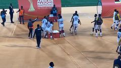 Ugandan players kiss VAR machine after dramatic CHAN qualification (Video)