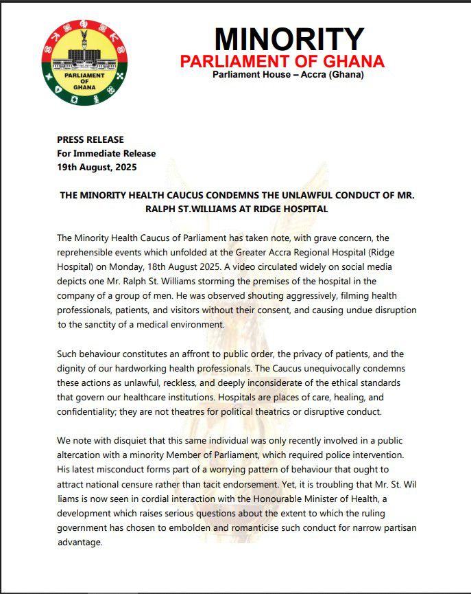 Minority statement