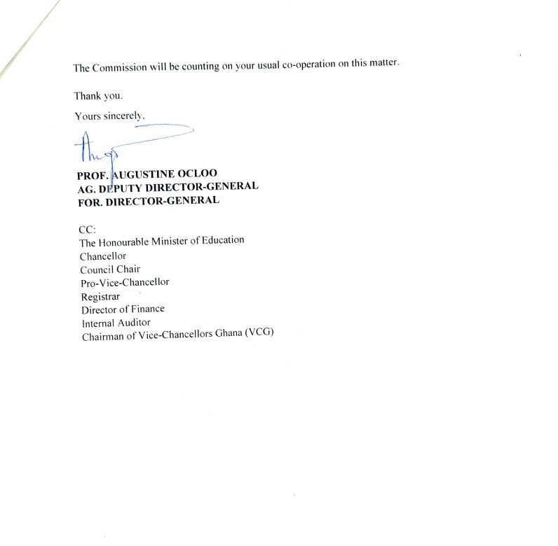 GTEC orders UCC Vice-Chancellor to vacate post over retirement age