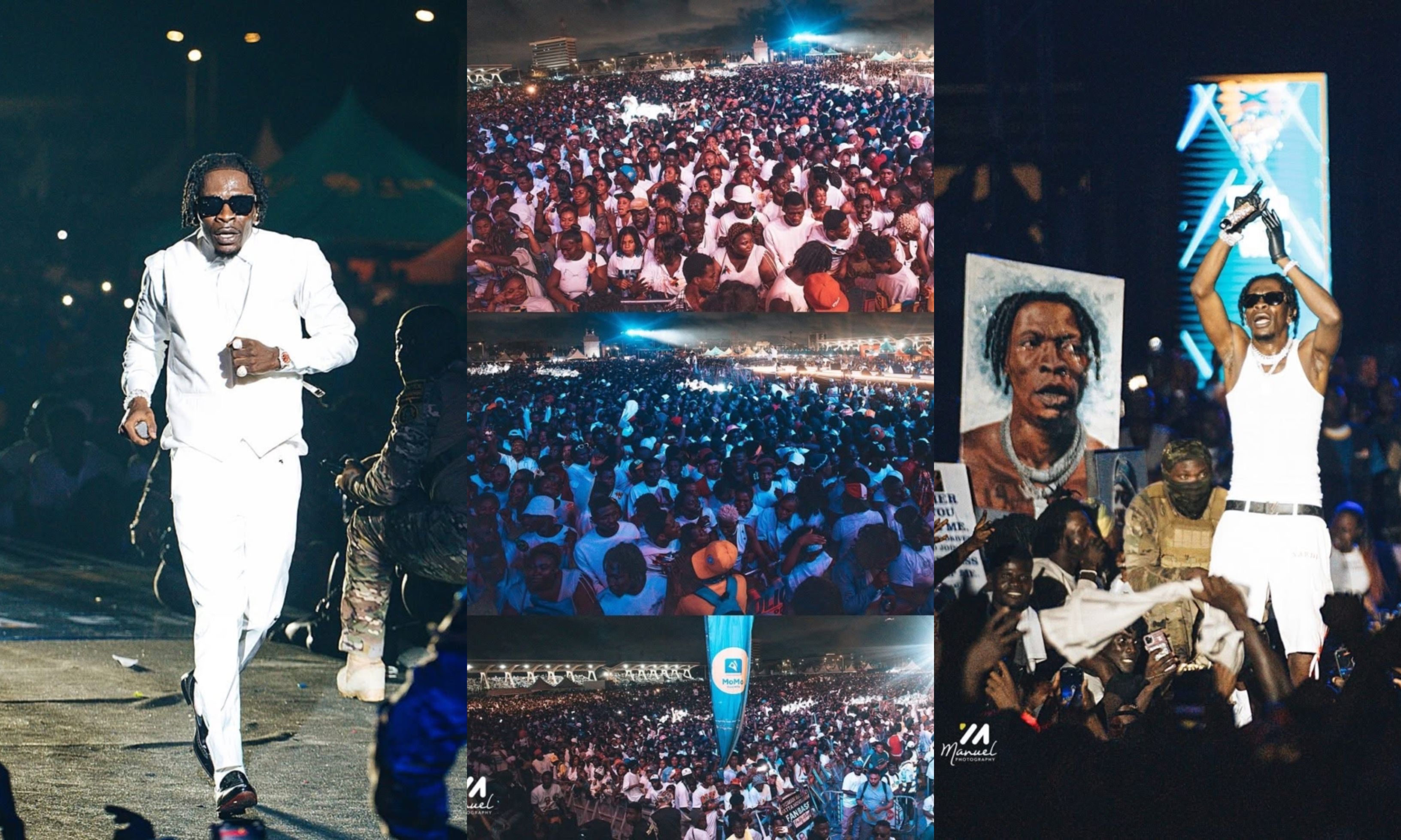 Shatta Wale shuts down Accra, as thousands attend Shatta Fest at Independence Square