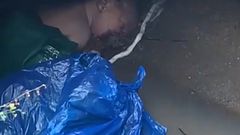 Newborn abandoned in gutter
