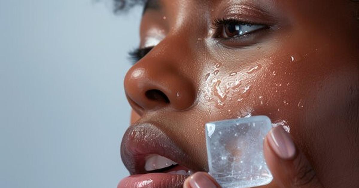 5 benefits of ice therapy for a fresh, glowing face | Pulse Ghana