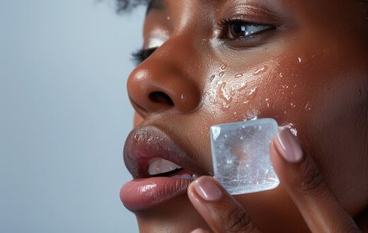 benefits of ice therapy for a fresh, glowing face [AdobeStock]