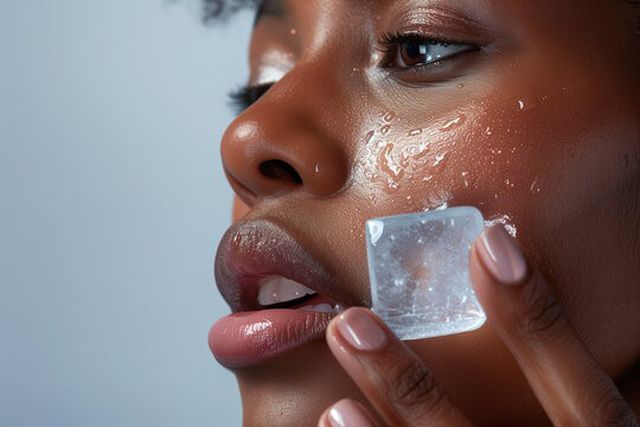 benefits of ice therapy for a fresh, glowing face [AdobeStock]