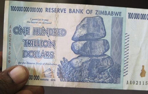 Zimbabwean trillion dollars [wsj]