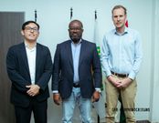 GFA President Kurt Okraku with the FIFA delegates