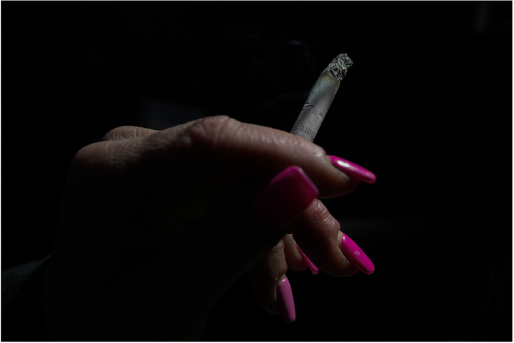 Symbolic picture of woman smoking. AP Photo/Carolyn Kaster