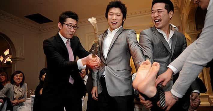 Beating the groom’s feet in South Korea [Ranker]