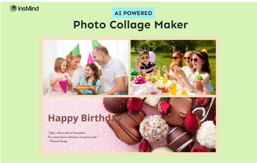 The most advanced photo collage maker you should try - insMind [Plenty of free collage templates]