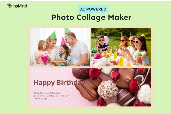 The most advanced photo collage maker you should try - insMind [Plenty of free collage templates]