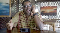 Herman Chinery-Hesse speaking on phone in 2008
