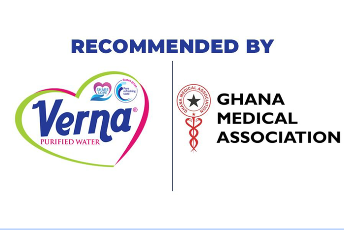 Ghana Medical Association recommends Verna Mineral Water for hydration and immune health