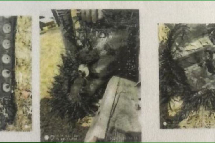 Images of the satellite debris that impacted parts of western Uganda