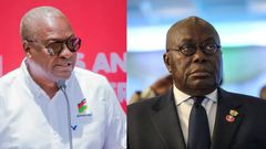President John Dramani Mahama and Former President Akufo-Addo