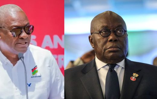 President John Dramani Mahama and Former President Akufo-Addo