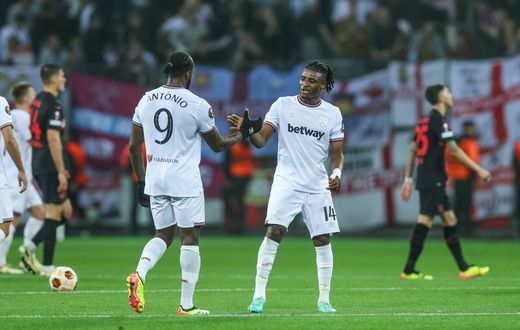 Mohammed Kudus and Michail Antonio
