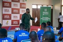 Referees at the training