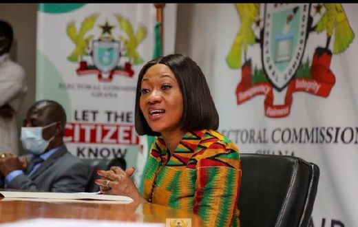 Electoral Commission Chairperson Jean Mensah