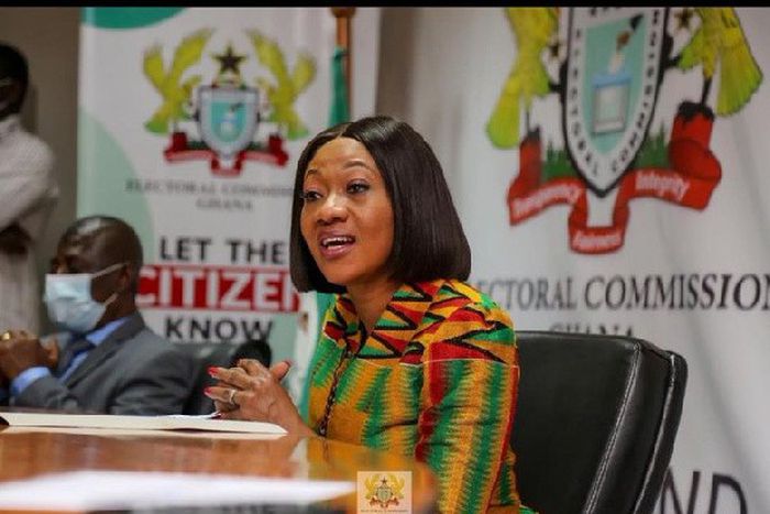 Electoral Commission Chairperson Jean Mensah