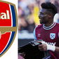 Mohammed Kudus linked to a potential move to Arsenal in January
