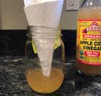 Apple cider vinegar trap for fruit flies [PrudentReviews]