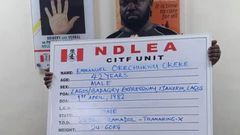 The suspect Emmanuel Okechukwu Okeke