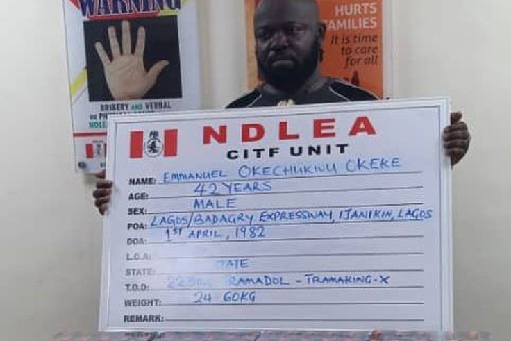 The suspect Emmanuel Okechukwu Okeke