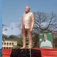 Ghanaians express anger as Akufo-Addo unveils statue of himself, scores himself 80%