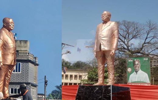 Akufo-Addo unveils statue of himself