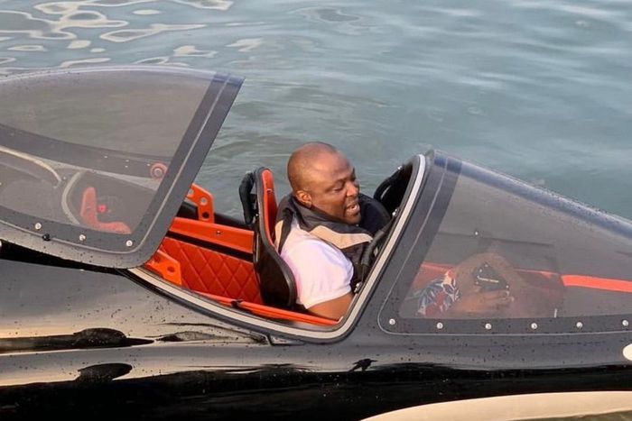 Ibrahim Mahama shows off seabreacher in Ada that reportedly costs over GH900,000